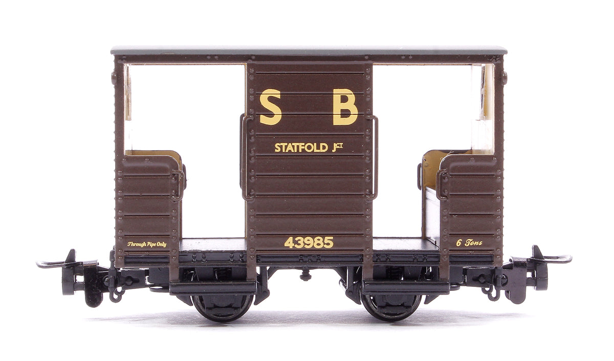 Pre-Owned RNAD Open-End Brake Van Statfold Barn Railway Brown No.43985