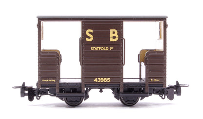 Pre-Owned RNAD Open-End Brake Van Statfold Barn Railway Brown No.43985