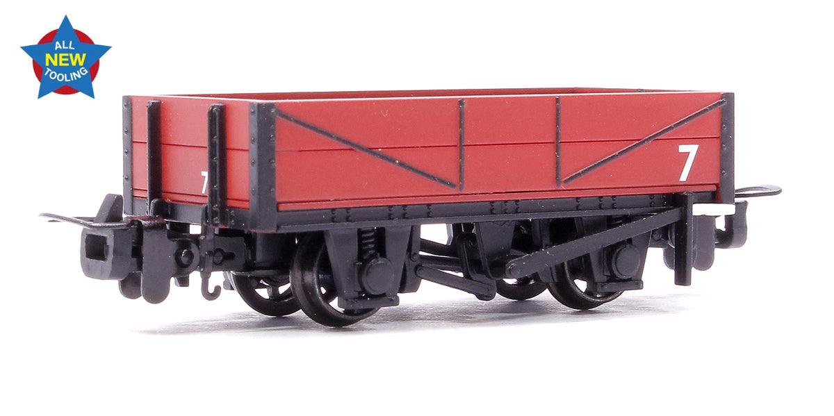 Pre-Owned RNAD Rebuilt Open Wagon Welsh Highland Railway Red 7