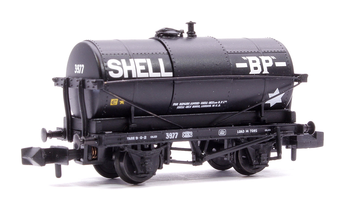 Pre-Owned 373-660A 14T Tank Wagon 'Shell/BP' Black No.3977