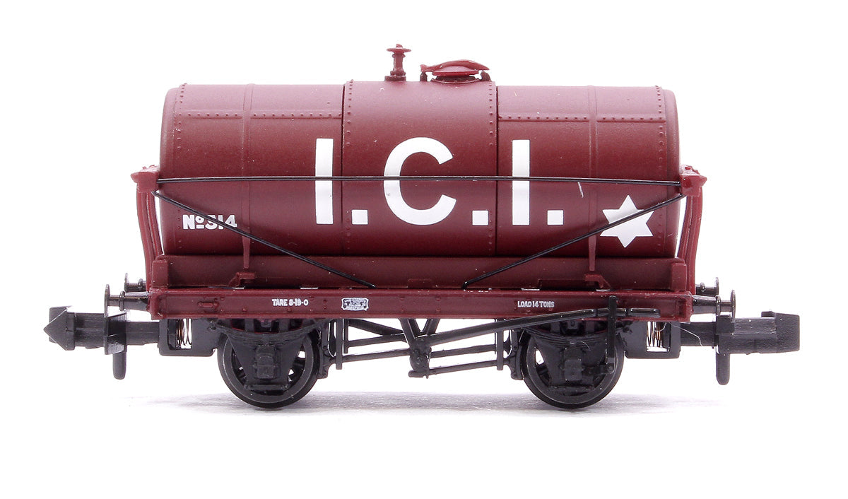 Pre-Owned 373-682B 14T Tank Wagon 'ICI' Maroon No. 314