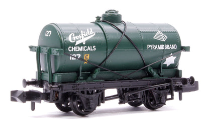 Pre-Owned 373-659 14T Tank Wagon 'Crossfield Chemicals' Green No.127