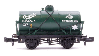 Pre-Owned 373-659 14T Tank Wagon 'Crossfield Chemicals' Green No.127