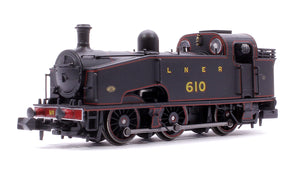 Class J50 LNER Black (Red Lining) 0-6-0 Tank Locomotive No.610