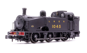 Class J50 LNER Black (Unlined) 0-6-0 Tank Locomotive No.1045