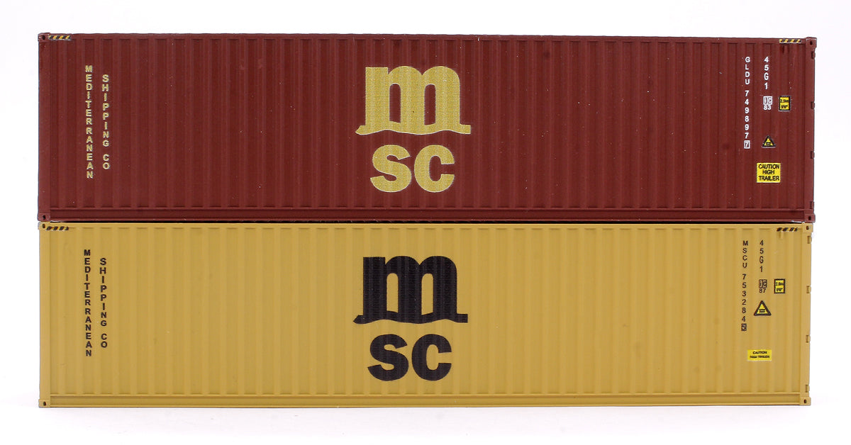 Pre-Owned 4fF-028-150 40 Ft High Cube Container MSC 749897 7 / 753284 5