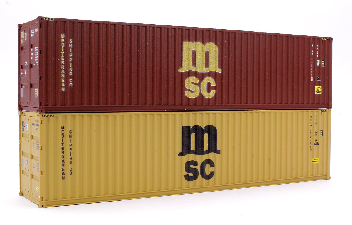 Pre-Owned 4fF-028-150 40 Ft High Cube Container MSC 749897 7 / 753284 5