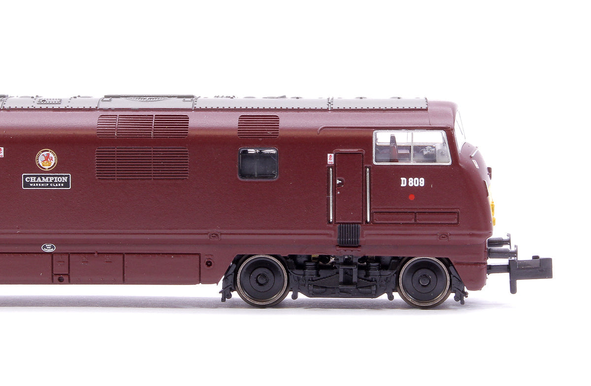 Pre-Owned Class 42 'Warship' D809 'Champion' BR Maroon (Small Yellow Panels) Diesel Locomotive