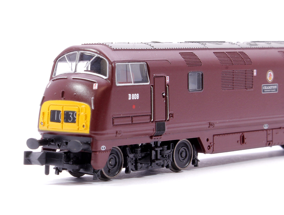 Pre-Owned Class 42 'Warship' D809 'Champion' BR Maroon (Small Yellow Panels) Diesel Locomotive