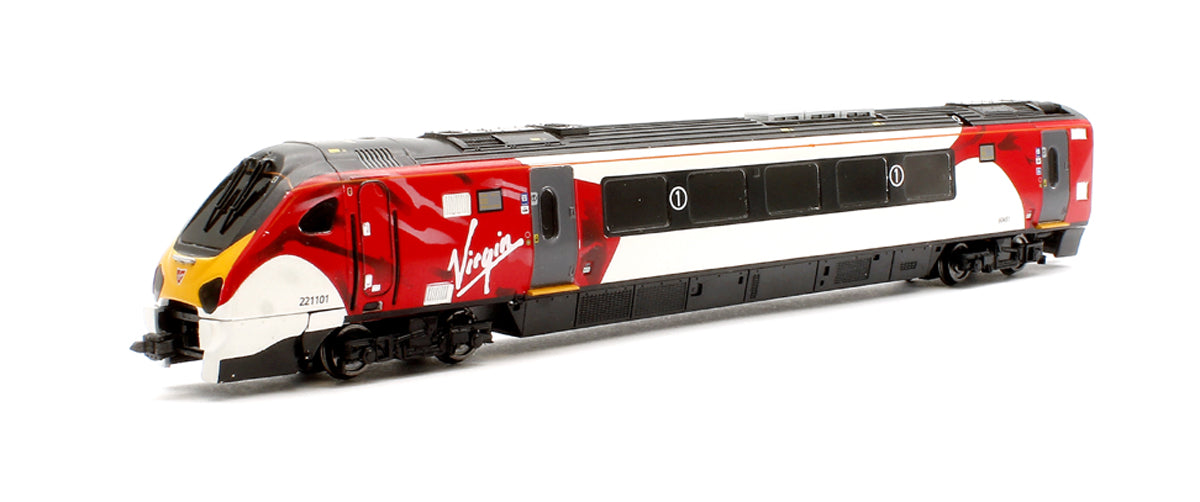 Pre-Owned Class 221 5 Car Set 221101 101 Squadron Virgin New
