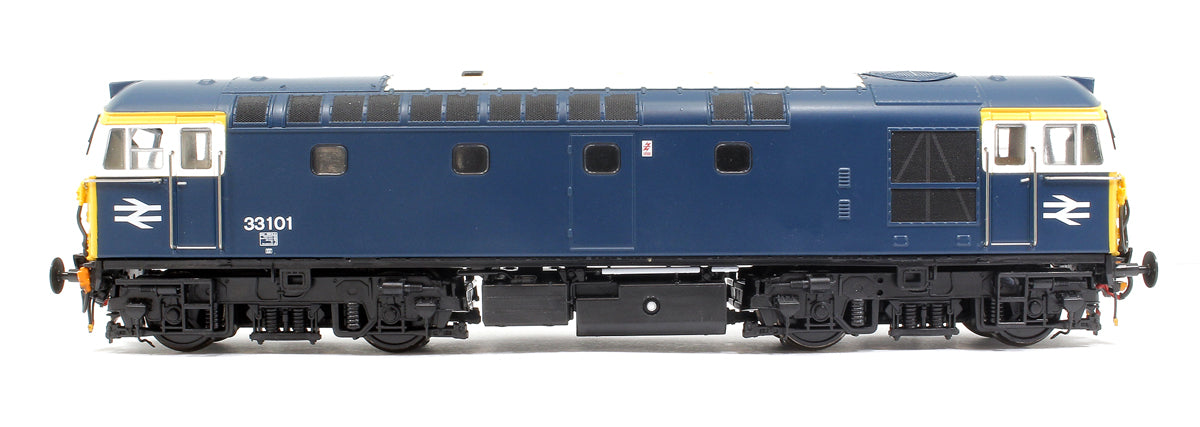 Pre-Owned 3368 Class 33/1 33101 BR Blue (white cab windows frames) Diesel Locomotive