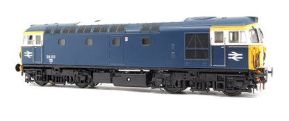 Pre-Owned 3368 Class 33/1 33101 BR Blue (white cab windows frames) Diesel Locomotive