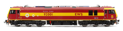 Pre-Owned ACC2190 Class 92 001 'Victor Hugo' EWS Electric Locomotive - DCC Fitted