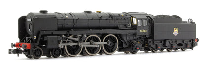 Pre-Owned 2S-017-006 Class 7MT Britannia 4-6-2 70000 BR Unlined Black Early Crest