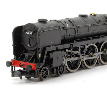Pre-Owned 2S-017-006 Class 7MT Britannia 4-6-2 70000 BR Unlined Black Early Crest