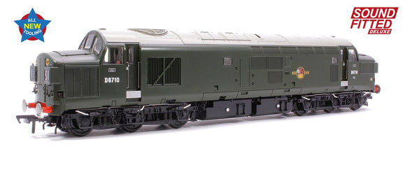 Class 37/0 Split Headcode D6710 BR Green (Late Crest) Diesel Locomotive (Deluxe DCC Sound)