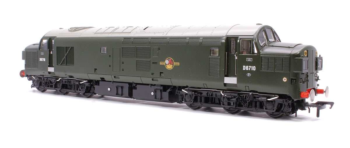 35-302SF Pre-Owned Class 37/0 Split Headcode D6710 BR Green (Late Crest) Diesel Locomotive (DCC Sound)