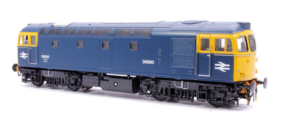 Class 33/2 D6590 Original BRCW ‘Hastings Gauge’ Type 3 BR Blue (full yellow ends) Diesel Locomotive