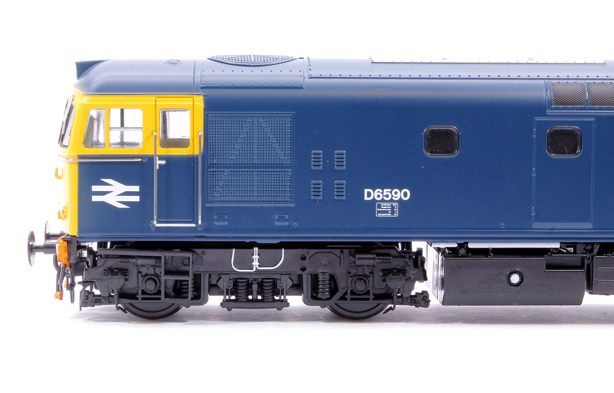 Class 33/2 D6590 Original BRCW ‘Hastings Gauge’ Type 3 BR Blue (full yellow ends) Diesel Locomotive