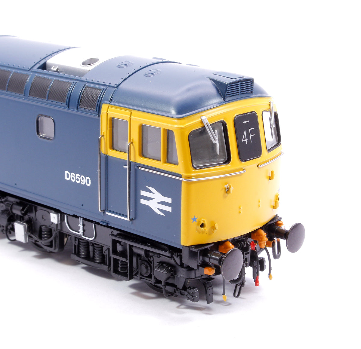 Class 33/2 D6590 Original BRCW ‘Hastings Gauge’ Type 3 BR Blue (full yellow ends) Diesel Locomotive