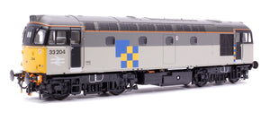 Class 33/2 33204 Railfreight Construction Diesel Locomotive
