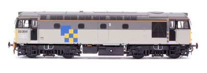 Class 33/2 33204 Railfreight Construction Diesel Locomotive