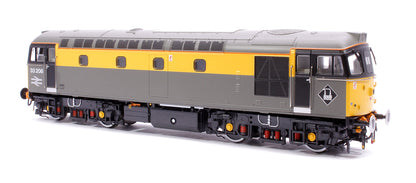 Class 33/2 33208 BR Railtour Grey/Yellow  (headlight) Diesel Locomotive
