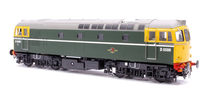 Class 33/2 D6596 Original BRCW ‘Hastings Gauge’ Type 3 BR Green (full yellow ends) Diesel Locomotive