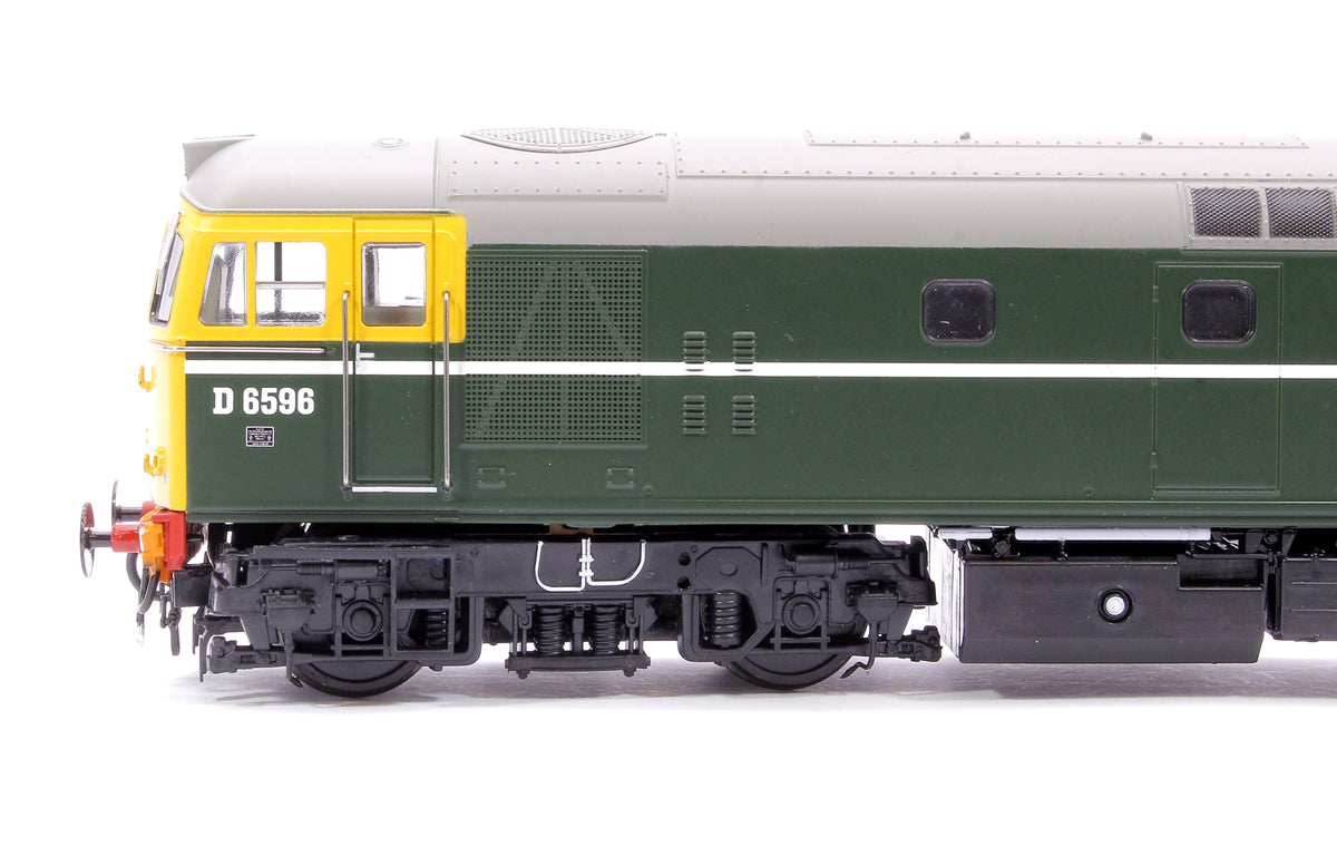 Class 33/2 D6596 Original BRCW ‘Hastings Gauge’ Type 3 BR Green (full yellow ends) Diesel Locomotive