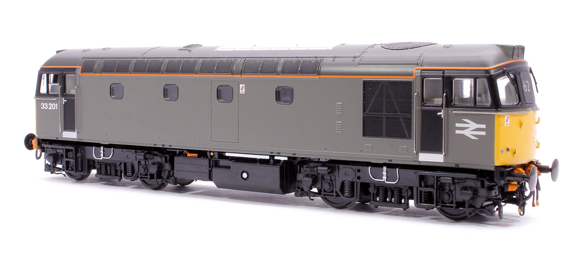 Class 33/2 33201 BR General Grey Diesel Locomotive