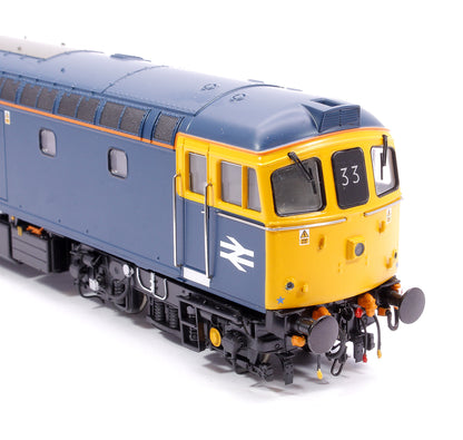 Pre-Owned 3338 Class 33/2 33202 BR Blue (orange cantrail line/headlight) Diesel Locomotive