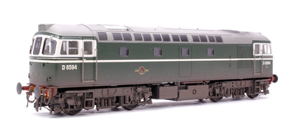 Class 33/2 D6594 Original BRCW ‘Hastings Gauge’ Type 3 BR Green Diesel Locomotive - Weathered