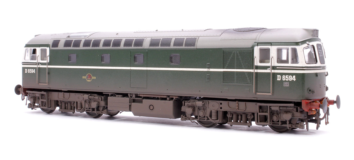 Pre-Owned Class 33/2 D6594 Original BRCW ‘Hastings Gauge’ Type 3 BR Green Diesel Locomotive - Weathered