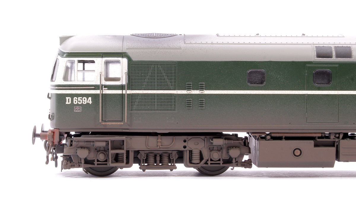 Class 33/2 D6594 Original BRCW ‘Hastings Gauge’ Type 3 BR Green Diesel Locomotive - Weathered