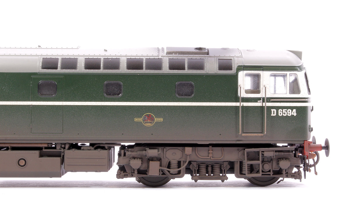 Class 33/2 D6594 Original BRCW ‘Hastings Gauge’ Type 3 BR Green Diesel Locomotive - Weathered