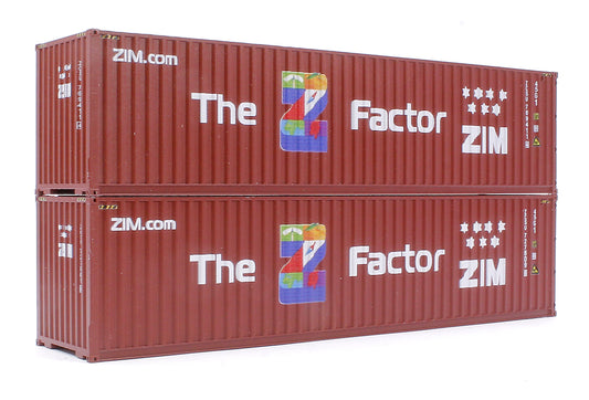 40 Ft High Cube Container ZIM 769411-4/727809-8 Twin pack