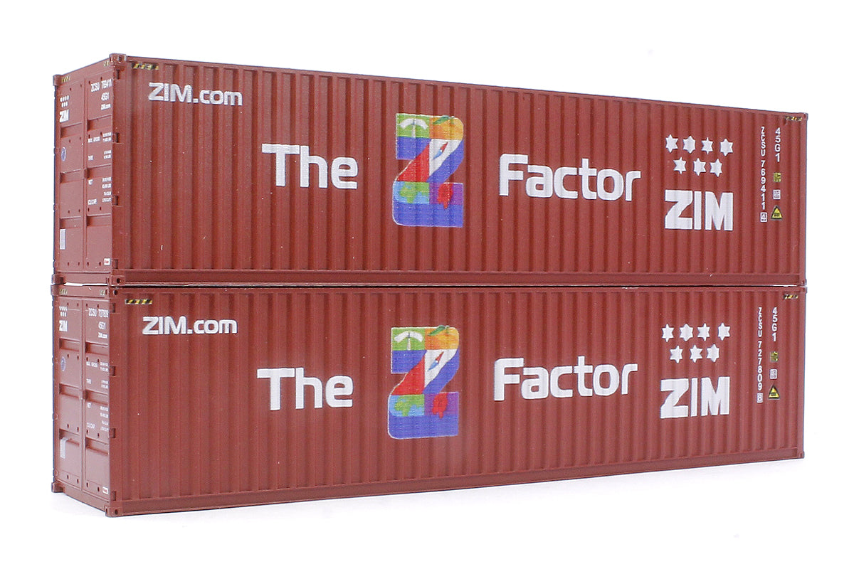 40 Ft High Cube Container ZIM 769411-4/727809-8 Twin pack