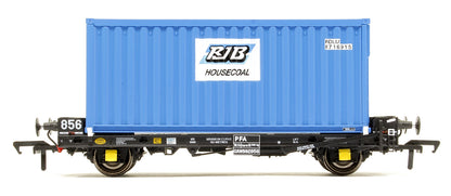 Pre-Owned ACC2090RAIL2 Set of 3 PFA 2 Axle Container Flat Wagons with RJB Coal Containers - Exclusive Edition