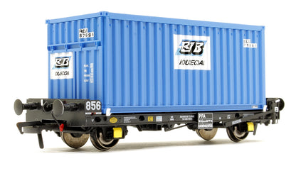 Pre-Owned ACC2090RAIL2 Set of 3 PFA 2 Axle Container Flat Wagons with RJB Coal Containers - Exclusive Edition