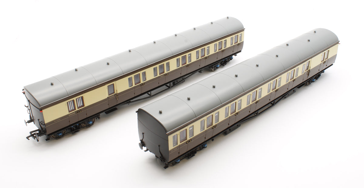 Dia E140 B Set - No.W6999 & W7000 BR(W) Chocolate and Cream Livery (Late 1940s)