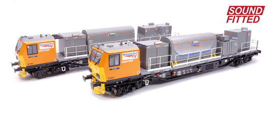 Windhoff MPV 2-Car Set Network Rail Orange Nos. DR98914 and DR98964 - DCC Sound