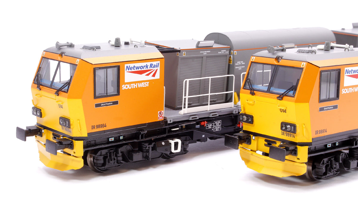 Windhoff MPV 2-Car Set Network Rail Orange Nos. DR98914 and DR98964