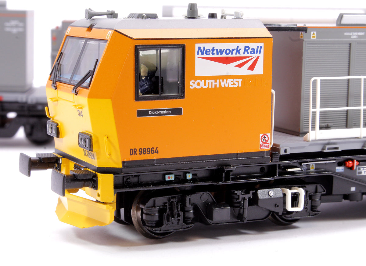 Bachmann 31 579sf Windhoff Mpv 2 Car Set Network Rail Orange Nos Dr98914 And Dr98964 Rails 0927