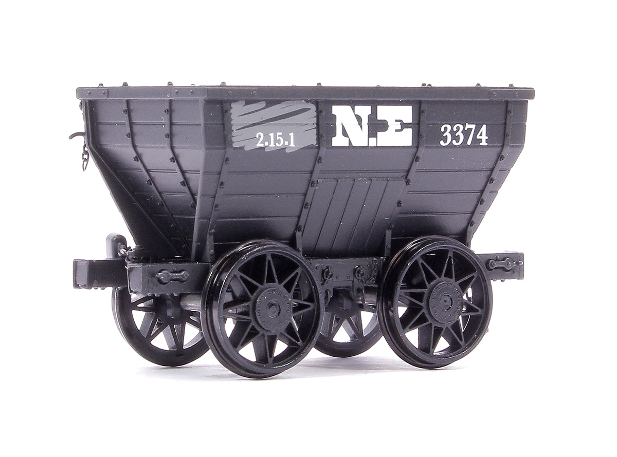 Pack of 3 - North Eastern Railway - Three P1 style Chaldrons, circa 1890, numbered