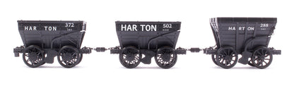 Pack of 3 - Chaldron Wagon Harton Colliery