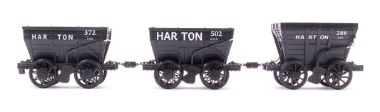 Pack of 3 - Chaldron Wagon Harton Colliery