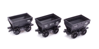 Pack of 3 - Chaldron Wagon Throckley Colliery