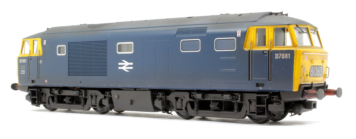 Pre-Owned Class 35 BR 'Hymek' Blue FYE D7081 Diesel Locomotive - Weathered
