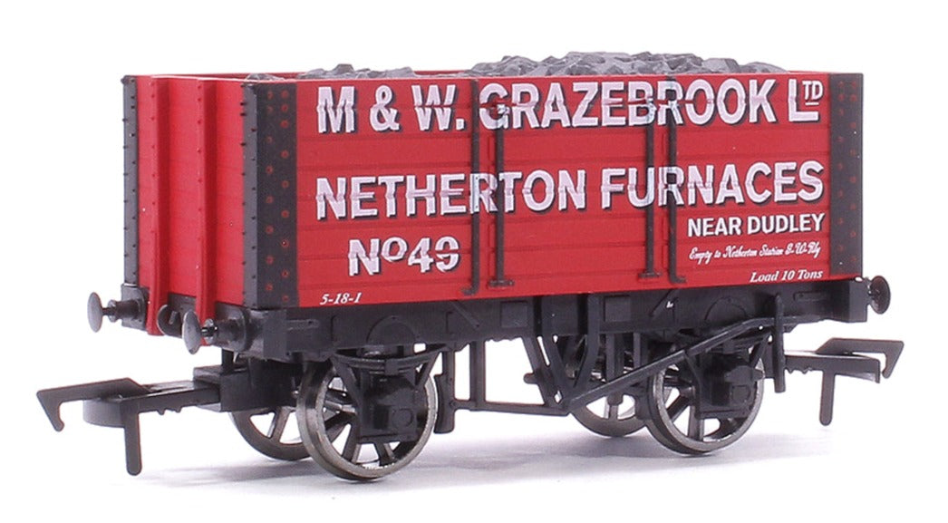 4F-072-001 Pre-Owned 7 Plank Wagon 9ft Wheelbase 'Grazebrook' No.49