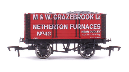 4F-072-001 Pre-Owned 7 Plank Wagon 9ft Wheelbase 'Grazebrook' No.49
